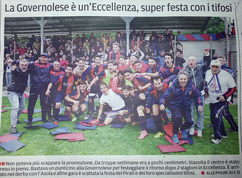 Eccellenza conquistata